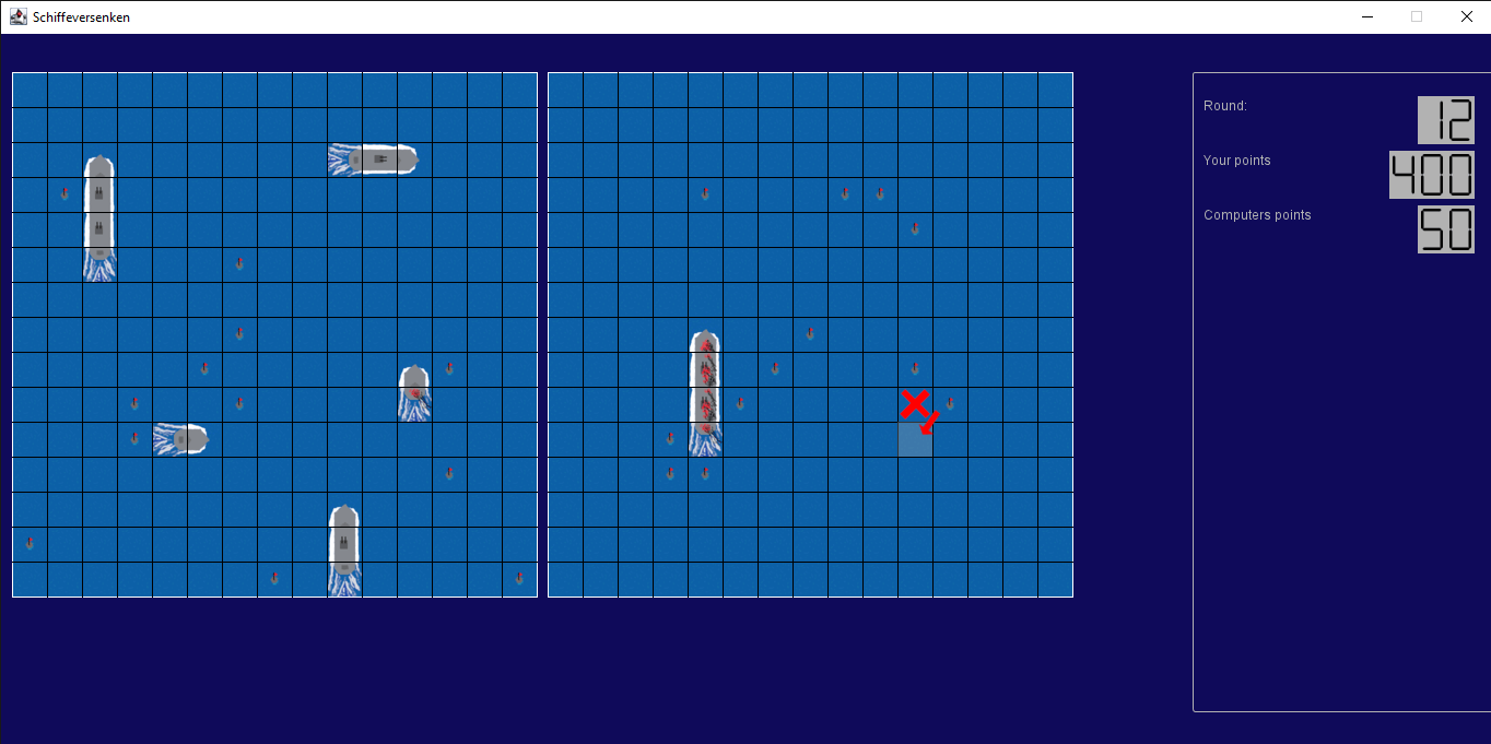 Ein Screenshot von einem Projekt von mir